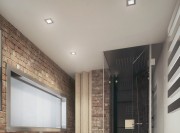 現(xiàn)代舒適北歐風格90平米復式loft衛(wèi)生間浴室柜裝修效果圖